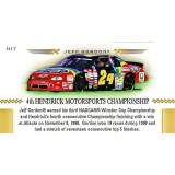 Super Shots Sports Jeff Gordon #17 Gold Art Pack