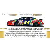 Super Shots Sports Jeff Gordon #15 Gold Art Pack