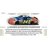 Super Shots Sports Jeff Gordon #10 Silver Art Pack