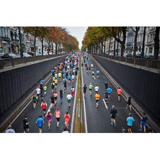 Brussels Marathon Runners
